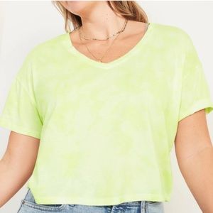 Tie Dye Cropped Tshirt